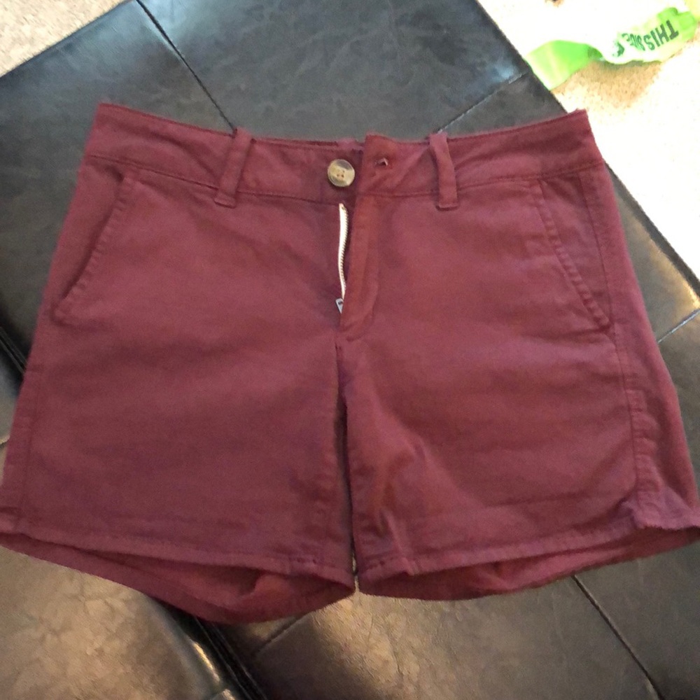 American Eagle Maroon shorts